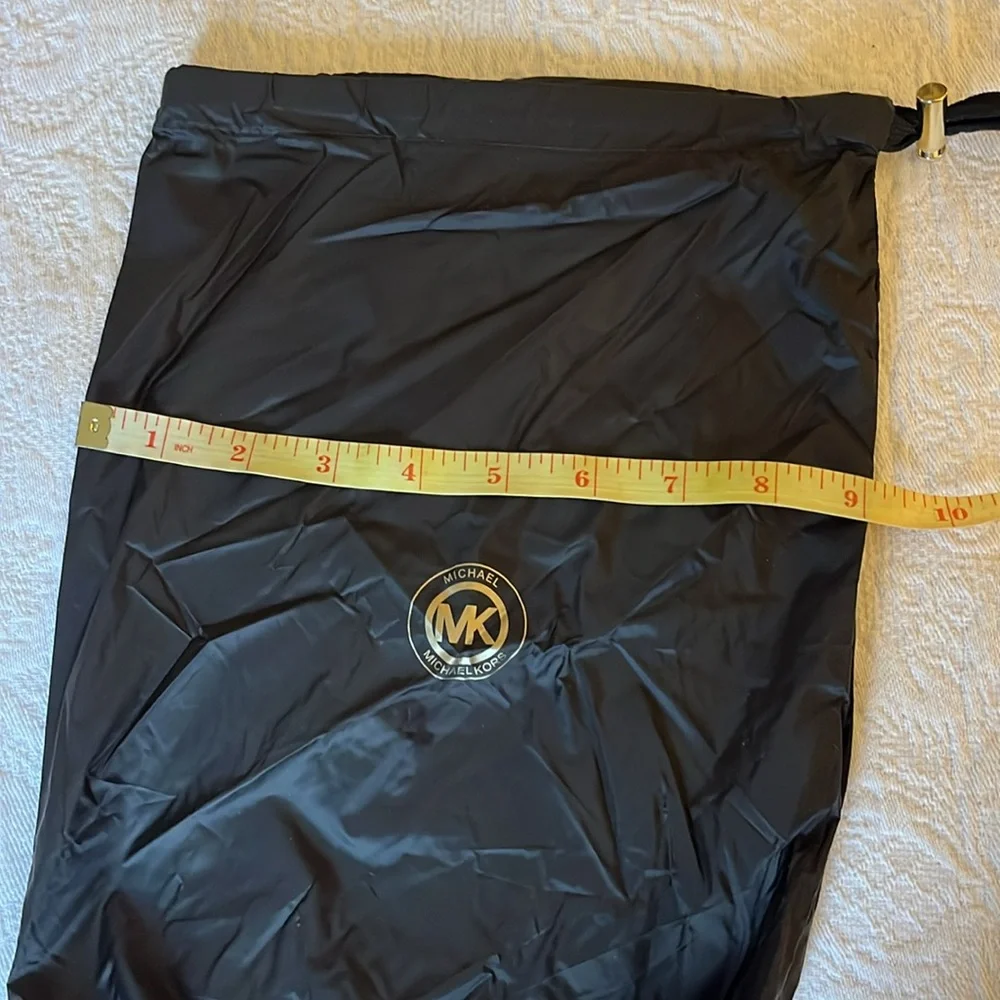 Michael Kors Black Drawstring Dust Bag Travel Shoe Storage Bag Large